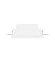 Portafaretto in gesso quadrato con vetro da incasso a scomparsa controsoffitto per faretti led GU10