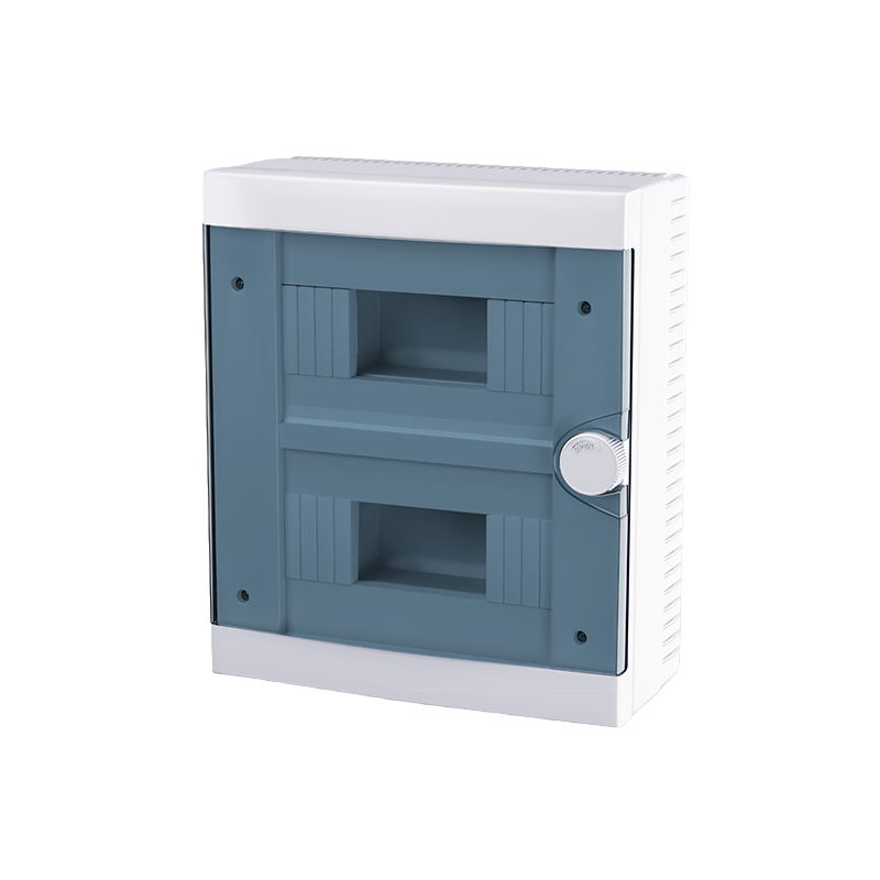 Quadro elettrico da parete centralino 16 moduli 2x8 DIN box scatola IP40 per interruttori magnetotermici differenziali