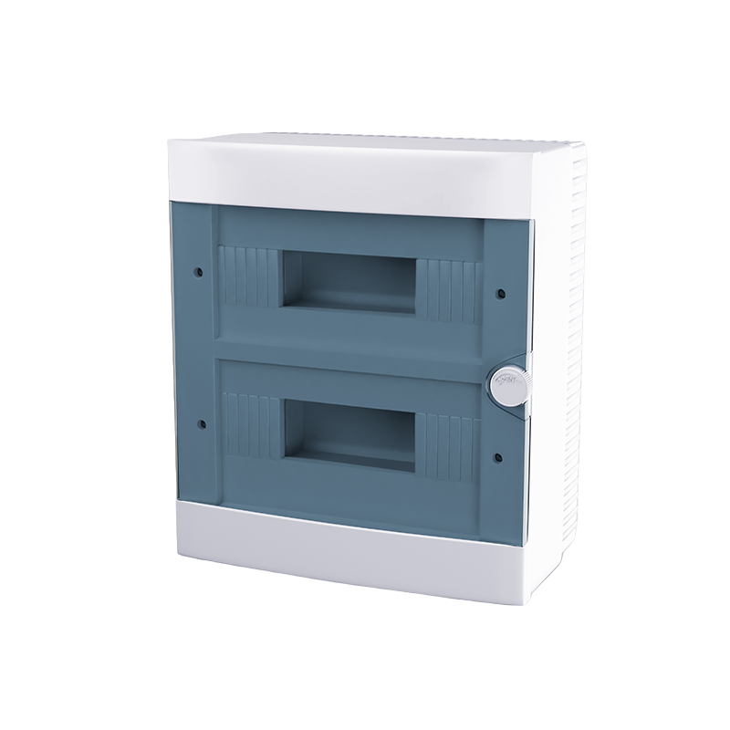 Quadro elettrico da parete centralino 24 moduli 2x12 DIN box scatola IP40 per interruttori magnetotermici differenziali