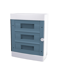 Quadro elettrico da parete centralino 36 moduli 3x12 DIN box scatola IP40 per interruttori magnetotermici differenziali