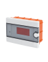Quadro elettrico centralino 9 moduli DIN box incasso scatola IP40 interruttori magnetotermici differenziali