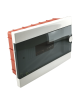 Quadro elettrico centralino 12 moduli DIN box incasso scatola IP40 interruttori magnetotermici differenziali