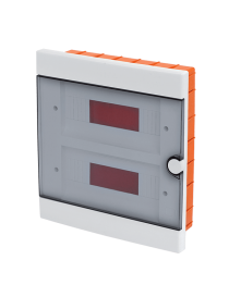 Quadro elettrico centralino 16 moduli 2x8 DIN box incasso scatola IP40 interruttori magnetotermici differenziali