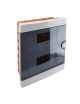 Quadro elettrico centralino 16 moduli 2x8 DIN box incasso scatola IP40 interruttori magnetotermici differenziali