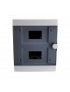 Quadro elettrico centralino 16 moduli 2x8 DIN box incasso scatola IP40 interruttori magnetotermici differenziali