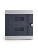 Quadro elettrico centralino 24 moduli DIN box incasso 2x12 scatola IP40 interruttori magnetotermici differenziali