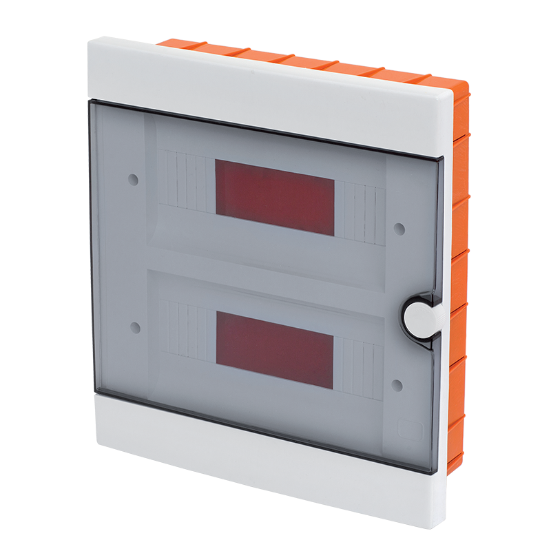 Quadro elettrico centralino 24 moduli DIN box incasso 2x12 scatola IP40 interruttori magnetotermici differenziali
