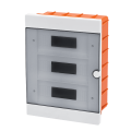 Quadro elettrico centralino 36 moduli DIN box incasso 3x12 scatola IP40 interruttori magnetotermici differenziali