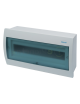 Quadro elettrico centralino 18 moduli DIN box superfice scatola da parete IP40 per interruttori bianco