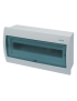 Quadro elettrico centralino 18 moduli DIN box superfice scatola da parete IP40 per interruttori bianco