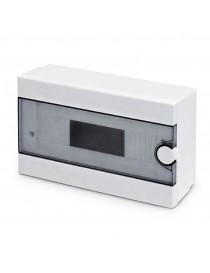 Quadro elettrico da parete centralino 12 moduli DIN box scatola IP40 per interruttori magnetotermici differenziali