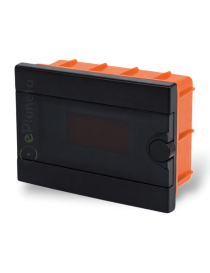 Quadro elettrico centralino 9 moduli nero DIN box incasso scatola IP40 interruttori magnetotermici differenziali