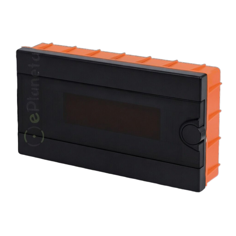 Quadro elettrico centralino 16 moduli nero DIN box incasso scatola IP40 interruttori magnetotermici differenziali