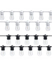Catena serie luci portalampada E27 10mt esterno impermeabile ip65 prolungabile