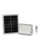 Faro solare led 100W per esterno con telecomando sensore crepuscolare dimmerabile impostazione timer IP65