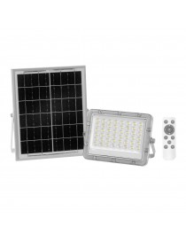 Faro solare led 100W per esterno con telecomando sensore crepuscolare dimmerabile impostazione timer IP65