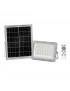 Faro solare led 100W per esterno con telecomando sensore crepuscolare dimmerabile impostazione timer IP65