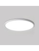 Plafoniera LED Tonda Ø 23 30 40 cm Bianco Luce CCT Regolabile Calda Naturale Fredda Lampada da Soffitto Design Minimal