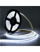 Striscia led cob 24V 50w 5 metri strip alta luminosità dimmerabile adesiva luce bianco caldo naturale 
