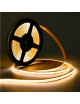 Striscia led cob 24V 50w 5 metri strip alta luminosità dimmerabile adesiva luce bianco caldo naturale 