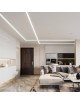Striscia led cob 24V 50w 5 metri strip alta luminosità dimmerabile adesiva luce bianco caldo naturale 