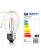 10 Lampadine LED filamento E27 2W luce calda 2700K per catene di luci lampadari stile vintage a basso consumo energetico