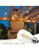 10 Lampadine LED filamento E27 2W luce calda 2700K per catene di luci lampadari stile vintage a basso consumo energetico