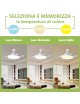 Ventilatore a lampadario led da soffitto attacco E27 con telecomando luce dimmerabile calda naturale bianca 3 velocità