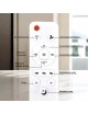 Ventilatore a lampadario led da soffitto attacco E27 con telecomando luce dimmerabile calda naturale bianca 3 velocità