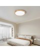 Plafoniera LED Tonda Ø 23 30 40 cm Legno Chiaro Abete Luce CCT Regolabile Calda Naturale Fredda Lampada da Soffitto