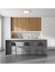 Plafoniera LED Tonda Ø 23 30 40 cm Legno Chiaro Abete Luce CCT Regolabile Calda Naturale Fredda Lampada da Soffitto