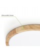 Plafoniera LED Tonda Ø 23 30 40 cm Legno Chiaro Abete Luce CCT Regolabile Calda Naturale Fredda Lampada da Soffitto