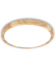 Plafoniera LED Tonda Ø 23 30 40 cm Legno Chiaro Abete Luce CCT Regolabile Calda Naturale Fredda Lampada da Soffitto