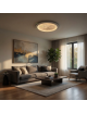 Plafoniera LED tonda a forma di Luna 37W lampadario da soffitto luce camera da letto soggiorno design moderno