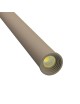 Lampada a sospensione LED cilindro sottile 50 cm sabbia tortora lampadario moderno per cucina comodino bagno camera da letto