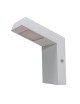 Applique led 10W per esterno lampada da parete rettangolare moderno grigio bianco luce segnapasso da giardino terrazzo balcone