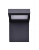 Applique led 10W per esterno lampada da parete rettangolare moderno grigio bianco luce segnapasso da giardino terrazzo balcone