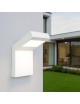 Applique led 10W per esterno lampada da parete rettangolare moderno grigio bianco luce segnapasso da giardino terrazzo balcone