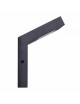 Applique led 10W per esterno lampada da parete rettangolare moderno grigio bianco luce segnapasso da giardino terrazzo balcone