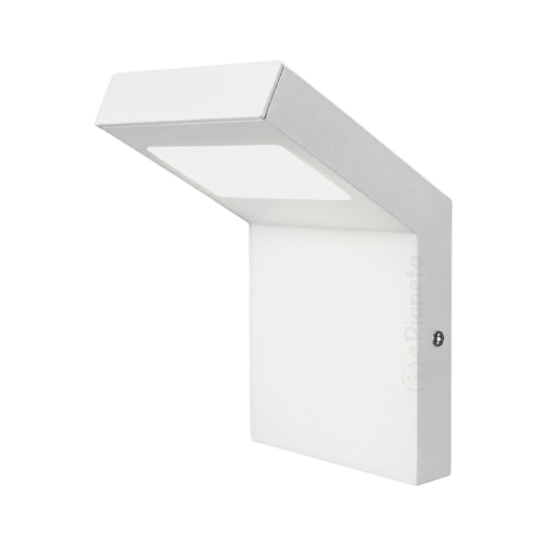 Applique led 10W per esterno lampada da parete rettangolare moderno grigio bianco luce segnapasso da giardino terrazzo balcone