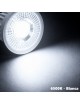 Faretto led 9W lampadina collegamento diretto 220V da incasso per portafaretti in gesso alluminio