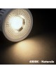 Faretto led 9W lampadina collegamento diretto 220V da incasso per portafaretti in gesso alluminio