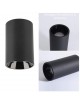 Faretto led da soffitto GU10 a cilindro lampada bianco nero in alluminio plafoniera design moderno per cucina soggiorno