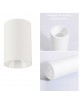Faretto led da soffitto GU10 a cilindro lampada bianco nero in alluminio plafoniera design moderno per cucina soggiorno