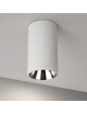 Faretto da soffitto GU10 a cilindro lampada bianco in alluminio plafoniera design moderno per cucina soggiorno