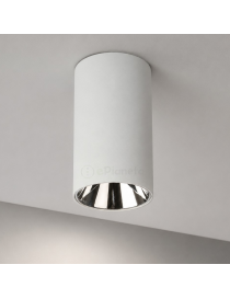 Faretto da soffitto GU10 a cilindro lampada bianco in alluminio plafoniera design moderno per cucina soggiorno