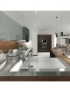 Faretto da soffitto GU10 a cilindro lampada bianco in alluminio plafoniera design moderno per cucina soggiorno