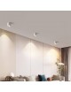 Faretto led da soffitto 8W a cilindro lampada bianco nero in alluminio plafoniera design moderno per cucina soggiorno