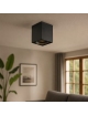 Faretto led da soffitto 8W a cubo lampada bianco nero quadrato in alluminio plafoniera design moderno per cucina soggiorno