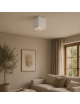 Faretto led da soffitto 8W a cubo lampada bianco nero quadrato in alluminio plafoniera design moderno per cucina soggiorno